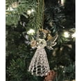 thumbnail image 2 of Glass Angel Ornaments for Christmas Tree (Set of 24) - 2.5 Inch Mini Clear Spun Glass Angel Ornaments by 4E's Novelty, 2 of 7