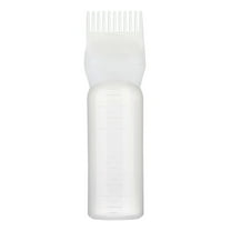 Weerihhol Scalp Spray for Thinning Hair Hair Oil Applicator Bottle Two In One Shampoo And Hair Dye Bottle Graduated Body Comb With Water Sprayer
