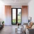 thumbnail image 1 of Laisse un Rideau Transparent Tulle Fenêtre Traitement Voile Drape Valance 1 Panneau Tissu HU2481, 1 of 9