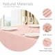 thumbnail image 3 of Mantel rectangular Veblandy de lino texturizado, 1,2 x 1,8 m, color rosa, 3 of 7
