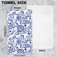 thumbnail image 2 of Blue Flowers Hand Towel Set,Watercolor Floral Hand Towels for Bathroom 2 Pack Soft Absorbent Decorative Dish Towel for Kitchen Sports Gym Yoga Home Decor 14 x 28 in, 2 of 6