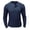 Blue, variant on Men's Fashion T-Shirts Long-Sleeve Beefy Muscle Basic Solid Color Blouse Tee Shirt Top Long Sleeve Round-Neck Blouses Workout Tops Olive Green