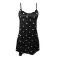 thumbnail image 4 of WTXUE Intimates | Nightshirts & Gowns Womens Sling Love Nightdress Lingerie | 1 Piece Black L, 4 of 5