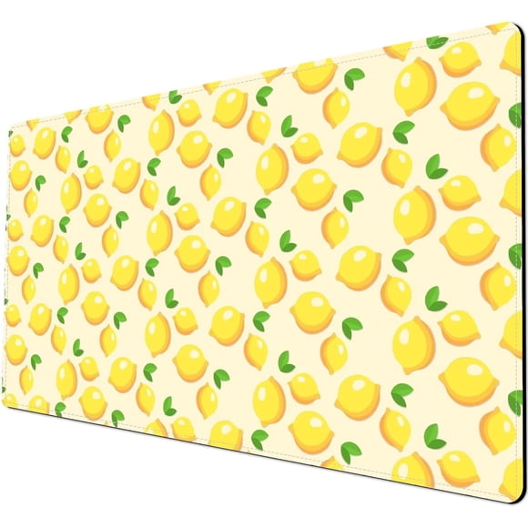 Tapis de Souris Gaming Grande Taille 31.5x15.7 Po, Base en Caoutchouc Antidérapante de 3mm et Bords Verrouillables Renforcés Tapis de Souris pour Travail, Jeu et Décoration de Bureau