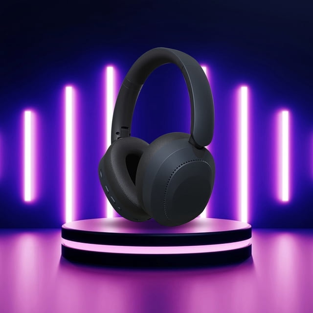 Auriculares inalámbricos Bluetooth sobre la oreja | Sonido estéreo de alta fidelidad | Reducción de ruido | Diseño ligero plegable | Bluetooth 5.3 | AUX y reproducción de tarjetas | 6-8H de tiempo