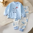 thumbnail image 2 of Caqnni Baby Girl Fall Winter Clothes Outfits Toddler Long Sleeve Sweatshirt Set Sweatshirt Pullover Tops Jogger Pants Toddler Gift 3 6 12 18 24 Months 2T 3T Outfits,6-12 Months, 2 of 5