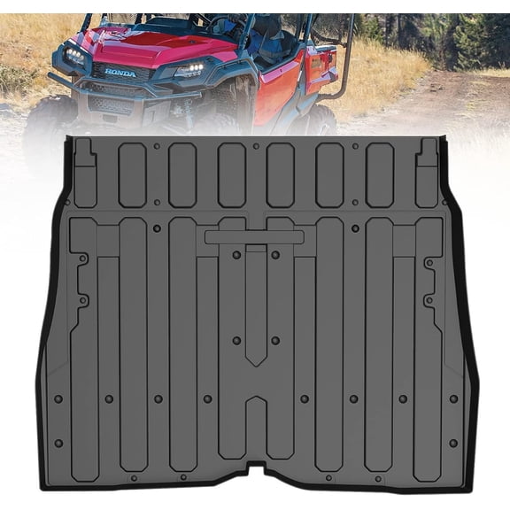 A & UTV PRO Rubber Bed Mat for 2016-2021 Honda Pioneer SXS 1000 M5 (5 Seater)