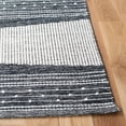 thumbnail image 3 of SAFAVIEH Striped Kilim Juniper Striped Runner Rug, Black/Ivory, 2'3" x 9', 3 of 7