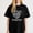Black-1, variant on Women's Marble Textured Mama Wolf Graphic T-Shirt S-4XL Mother's Day Gift