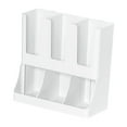 thumbnail image 4 of Organizador de mostrador para estación de café, 6 compartimentos, cesta de almacenamiento, estación para tazas y condimentos para cafetería u oficina., 4 of 8