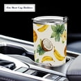 thumbnail image 5 of 20oz Double-Wall Vacuum Insulated Stainless Steel Tumbler with Straws Sports Mugs BPA-Free Coconuts and Pineapples Pattern, 5 of 7