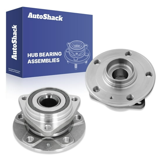 AutoShack Front or Rear Wheel Hub Bearing Assemblies - Driver and Passenger Side for Volkswagen, Tiguan 2018-2024 Jetta 2019-2023 Taos 2022-2023, FWD AWD L4 1.4L 1.5L 2.0L - 5-Lug, With ABS