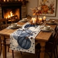 thumbnail image 4 of Yhmxh Maple Leaves Fall Table Runner, Linen Autumn Thanksgiving Decor Table Runner, Seasonal Farmhouse Table Dresser Scarf for Dining Table, Harvest Holiday, Thanksgiving & Farm Rustic Home Decor, 4 of 6