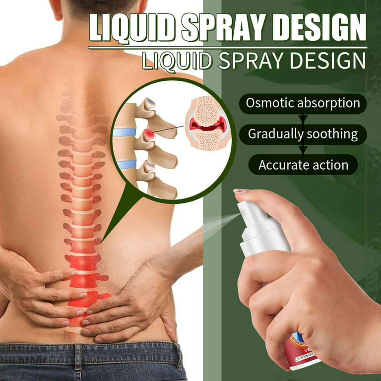 Kokovifyves Lumbar Spine Cold Gel Spray, Back Pain Relief Products