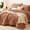 C-Pumpkin, variant on Queen Comforter Set Olive Green Seersucker 7 Pieces Bed in a Bag Luxury All Season Bedding ,with Down Alternative Comforter Sheets Pillowcases Shams