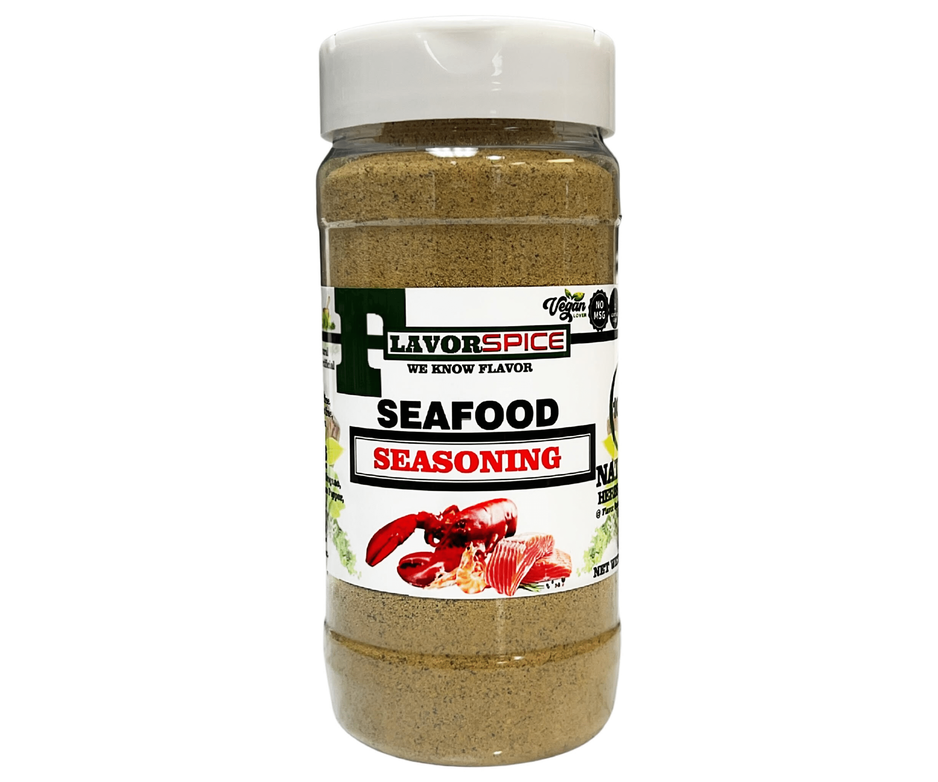 Auntie Nono's All-Natural Seafood Seasoning - Savory Citrus Fish Rub with  Lemon, Paprika, Celery and Mustard 5.5 ounce (Pack of 1)