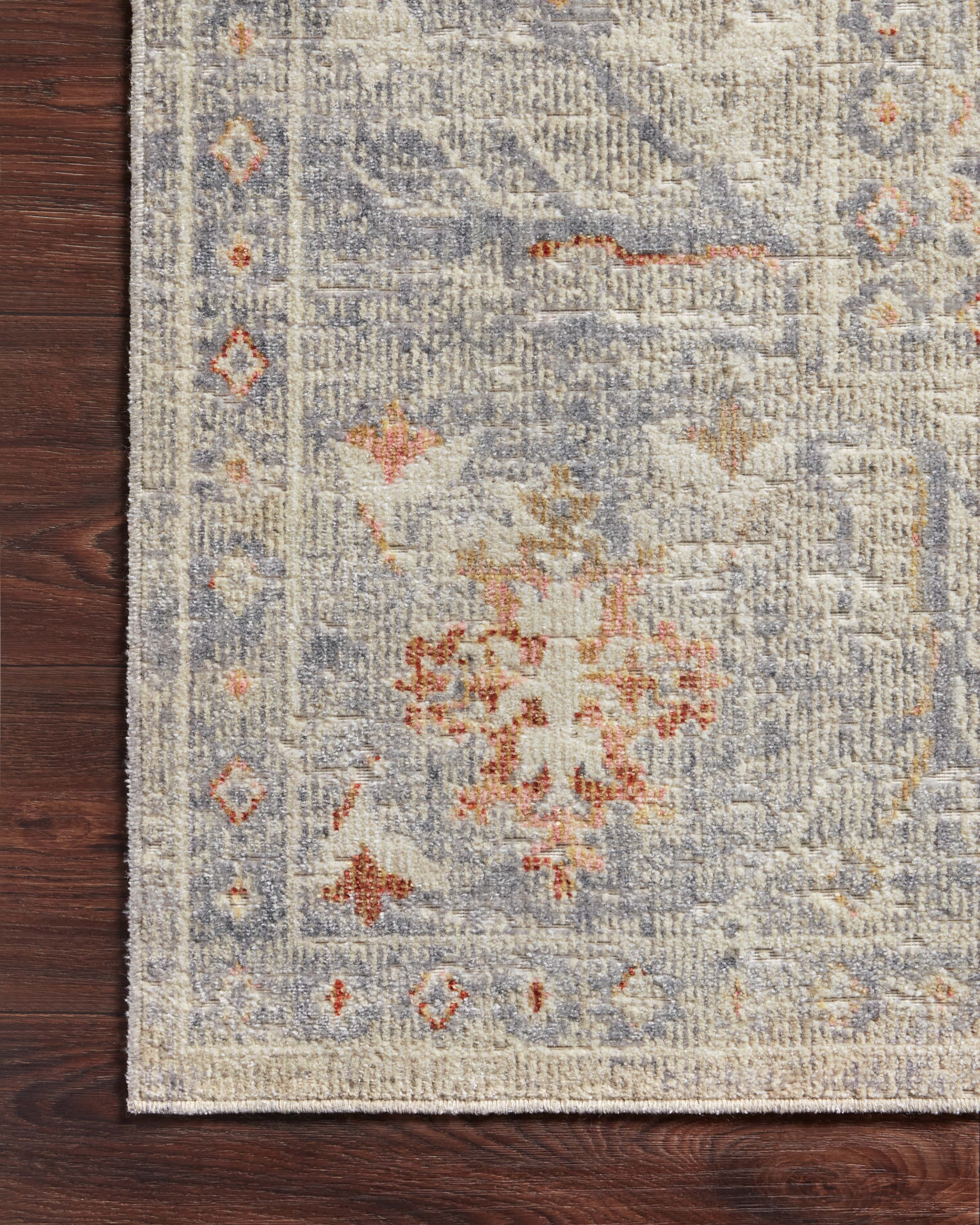 Chris Loves Julia x Loloi Rosemarie Oatmeal/Lavender 5' x 7'-10" Area Rug