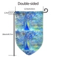 thumbnail image 7 of Wukai Peacock Print Garden Flag 12.5x18 Inch Double Sided Sun-resistant Rain-resistant, Wrinkle-resistant Colorfast(Only Flag), 7 of 7