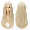 thumbnail image 4 of Straight Fiber Wig Human Hair Fiber Wigs Human Hair Lace Frontal Wigs for Women, 4 of 5