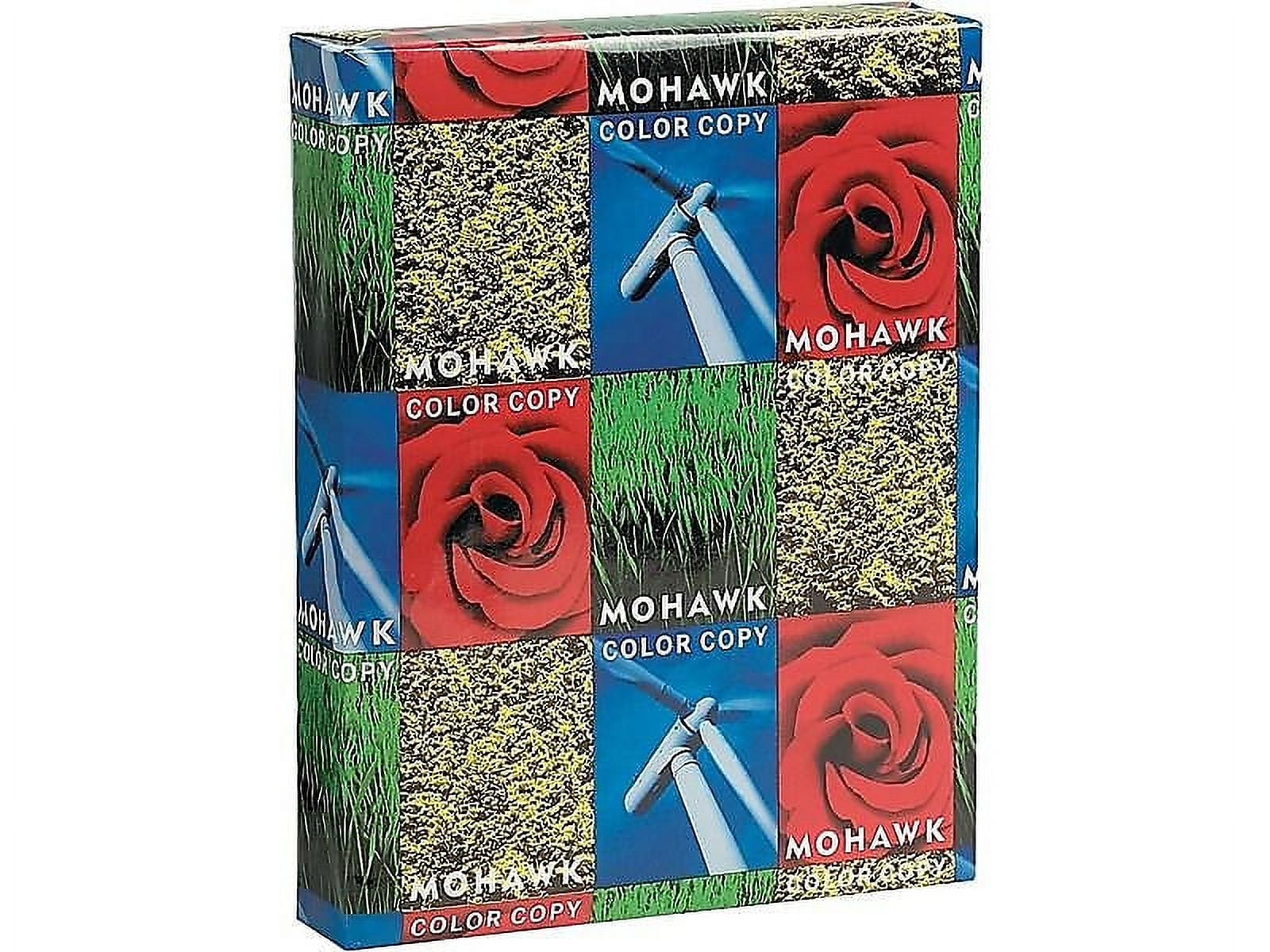 Mohawk Color Copy Ultra Gloss Cover Paper 92-Bright White Shade, 8-Point 8.5 x 11 Inches 30% PCW 250 Sheets/Ream - Sold As 1
