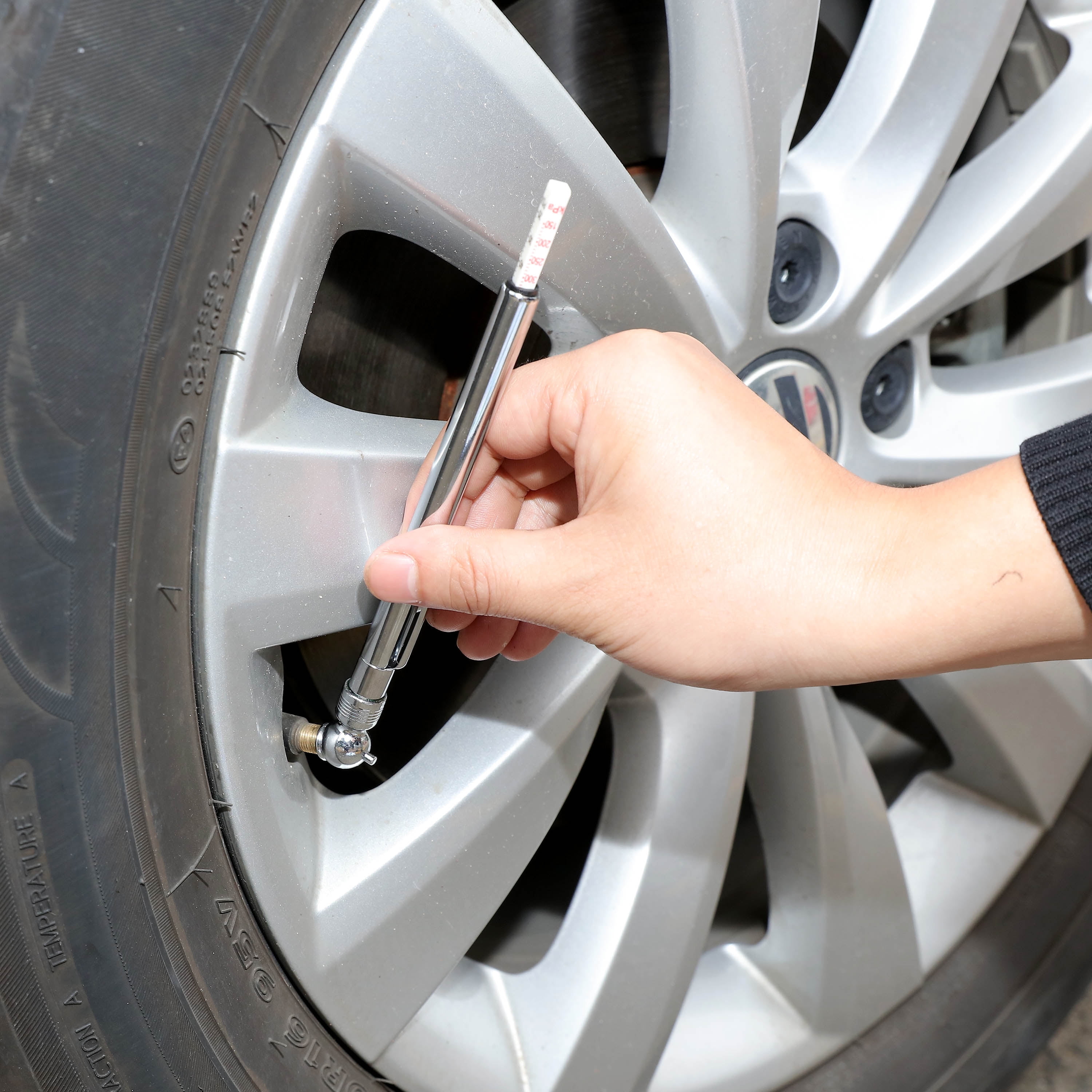 Hyper Tough Tire Gauge, 10 to 50 PSI
