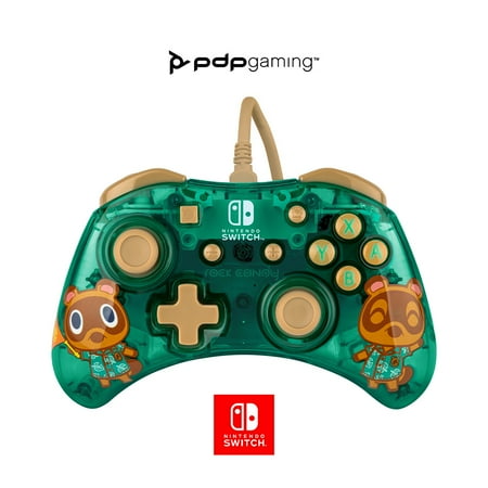PDP Rock Candy™ Wired Controller: Timmy & Tommy Breezy Blue Nintendo Switch, Nintendo Switch (OLED Model)