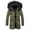 Green, variant on Vedolay Warm Winter Coats Hooded Thickened Long Jacket Winter Warm Parka Coat Green,M