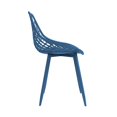 thumbnail image 5 of Kurv Indoor Outdoor Dining Chair - Berry Blue - Set of 2, 5 of 6