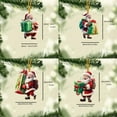 thumbnail image 5 of Mecorevxz Christmas Decorations Acrylic Flat Cute Santa Claus Style Christmas Tree Party Hanging Decorations for Home Decoration，Christmas Gifts, 5 of 7