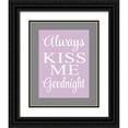thumbnail image 1 of Robinson, Tamara 15x18 Black Ornate Wood Framed with Double Matting Museum Art Print Titled - Always Kiss Me Goodnight II, 1 of 4