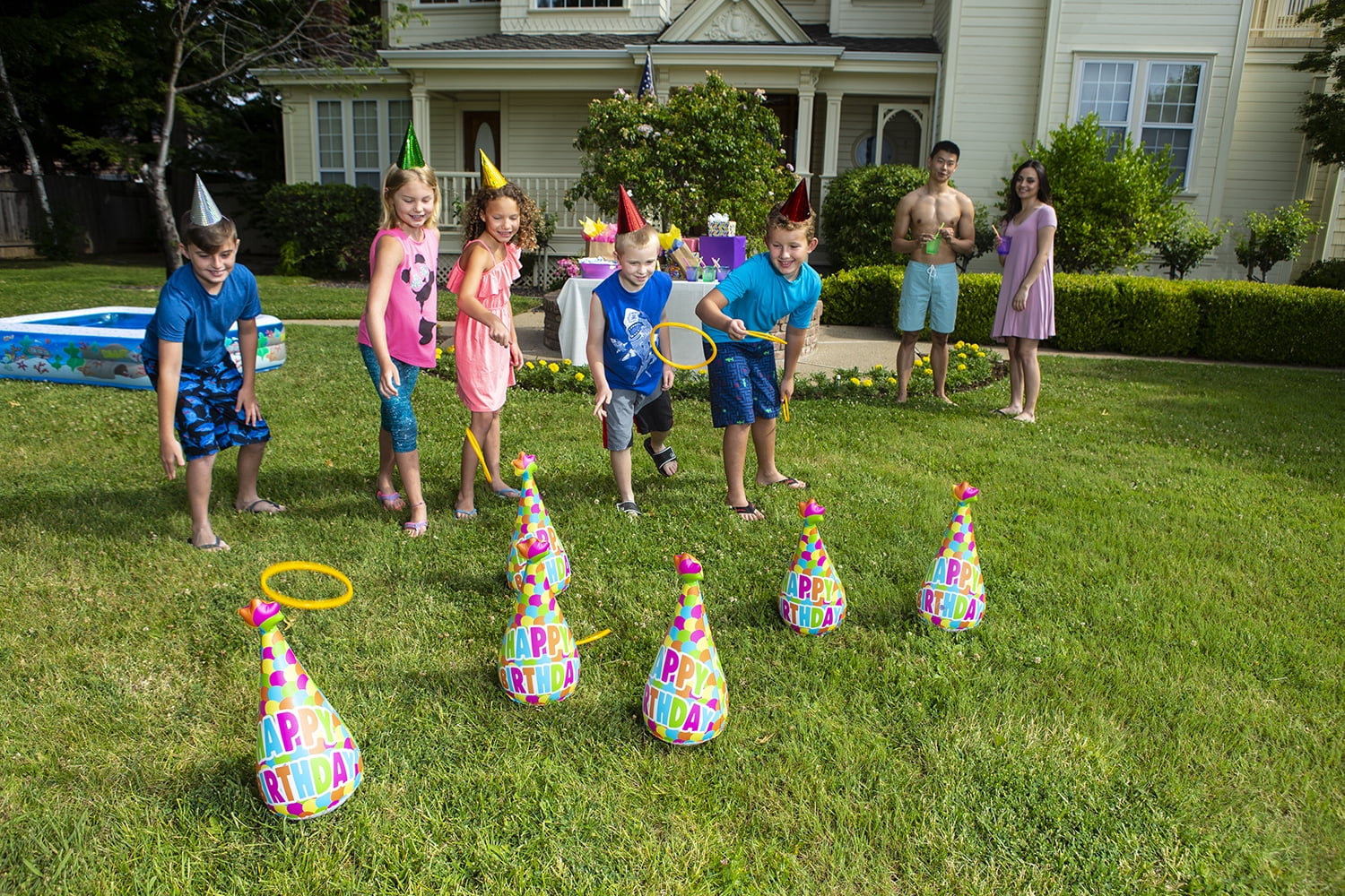 Poolmaster Party Hats Swimming Pool, Outdoor and Indoor Ring Toss Game
