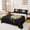 Black Olive 01, variant on Feelyou Tie Dye Soccer Twin Sheets, Goal Net Sport Bedding, Blue Pink, 3pcs, 1 Flat Sheet, 1 Fitted Sheet and 1 Pillowcase