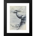 thumbnail image 2 of Herbert E. Butler 11x14 Black Modern Framed Museum Art Print Titled - Stretch Out Your Hands to Float Over to France, 2 of 5