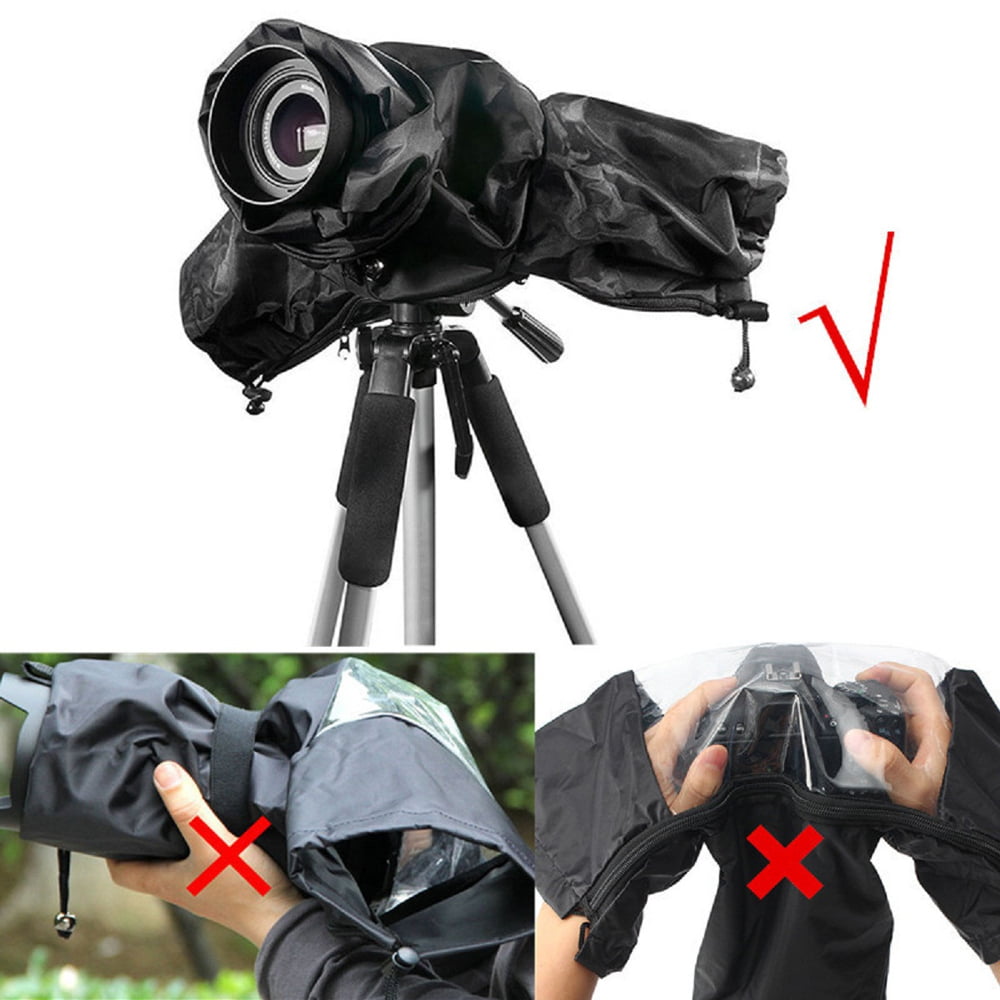 Waterproof Rainproof Dust Proof Rain Cover Protector for Camera Nikon Canon LH 
