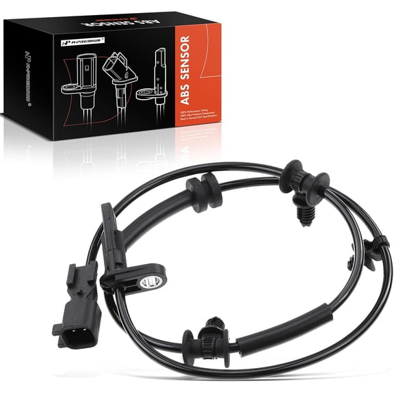 A-Premium ABS Wheel Speed Sensor Compatible with Tesla Models - 3 2017 2018 2019 2020 2021 - Front Driver or Passenger Side, Replace# 104476100E, 104476100F