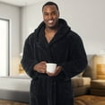 Ross Michaels Mens Robe Big & Tall with Hood Long Plush 400GSM Luxury