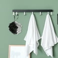 thumbnail image 5 of Unique Bargains Bath Shower Loofah Sponge Body Puffs for Bathroom 5.31"x4.33" Gray, Black, 5 of 6