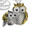 thumbnail image 3 of Feledorashia Necklaces for Women Valentine's Day Gifts Cute animal pendant owl mother and two-color lettering love necklace Clearance, 3 of 6
