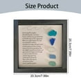 thumbnail image 3 of Home Decoration Handmade Large Sea Glass Poem Sea Glass Colorful Stone Picture Frame Sea Glass Poem Art I Want To Age Like Sea Glass Poem Sea Glass Gift, 3 of 7