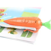 Yippzo Carrot Recorder Toy Ballpoint Pen Writing Tool with Playback Feature Zoo To-pia Pen for Learning