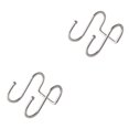 thumbnail image 1 of Inteprter Gancho de almacenamiento en forma de S doble de acero inoxidable para baño, cocina, pared, puerta, organizador, accesorios 50x73mm 2piezas Inteprter CBP073584, 1 of 5