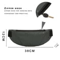 thumbnail image 2 of Hukapapa Marathon bolsa de almacenamiento para equipos fitness de gran capacidad invisible exterior poliéster monedero gris, 2 of 5