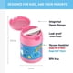 thumbnail image 2 of Tarro de comida THERMOS FUNTAINER de acero inoxidable para niños con cuchara, 300 ml, 2 of 7