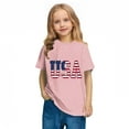 thumbnail image 6 of HAOTAGS Kids 4th of July T-Shirts Graphic Print Unisex Short Sleeve Summer Tops Pink Size 9 Years, 6 of 7