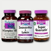 Bluebonnet – B-Complex + Super Quercetin VitaminC + Zeaxanthin plus Lutein