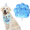 thumbnail image 4 of Toalla de Saliva Xihbxyly Bufanda Doble para Perros Cumpleaños de Mascotas, 4 of 7