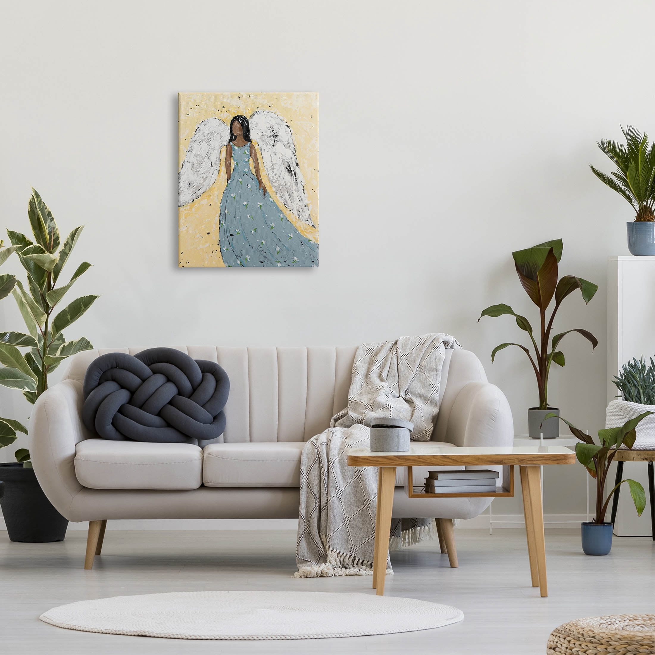 Stupell Industries Beautiful Angelic Woman Painting Painting Gallery Wrapped Canvas Print Wall Art, Design by Jade Reynolds