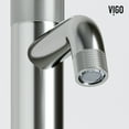 thumbnail image 6 of VIGO Apollo Button Operated Single-Hole Bathroom Faucet in Brushed Nickel, 6 of 14