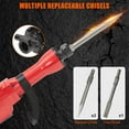 thumbnail image 5 of 1700W Demolition Electric Jack Hammer with 3pcs Chisels Bit Set, 5 of 7