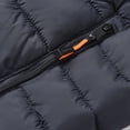 thumbnail image 4 of Turilly Plus Size Men's Puffer Vest Hooded Sleeveless Zip Up Quilted Warm Outerwear for Fall Winter Outdoor, 4 of 8